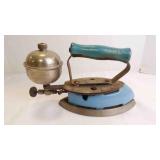 Vintage Coleman Model 4A "Cool Blue" Gasoline Iron