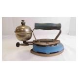 Vintage Coleman Model 4A "Cool Blue" Gasoline Iron