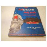 1956 Mercury Body Parts Catalogue Parts & Service