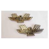 2 New 1960s Custom 429 Car Fender Emblem