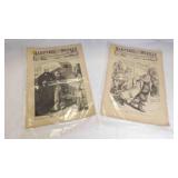 2 Antique Nov. 1872 Harper