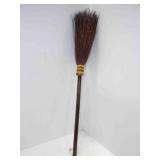 Vintage Rustic Hearth Broom Natural Materials 37"