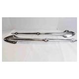1926-27 New Ford Model T Chrome Windshield Posts