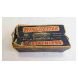 Vintage Pre-WWII Winchester Stainless .44 WCF Box