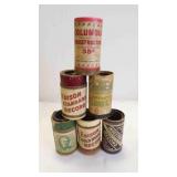 6 Original Cardboard Cylinder Storage Containers