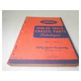1948-50 Ford Truck Chassis Parts Catalogue - Ford