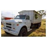 1968 CHEVY 60 GRAIN TRUCK, SHOWS 21,810 MILES