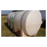 1600 GAL FIBERGLASS TANK, COUPLE CRACKS FIXED