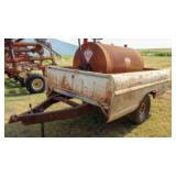 PICKUP BED TRAILER, NO TITLE, 300 GAL DIESEL