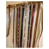 Box of men's belts
