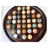 Marble Game on wood