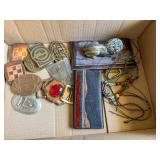 belt buckles, etc