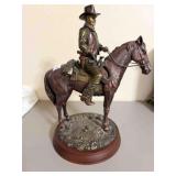 John Wayne cold cast bronze sculpture, 16' tall