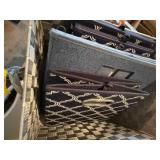 2-stacking baskets w/several folding bags
