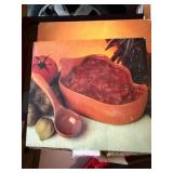 3 step buffet server, Salsa server, Tortilla