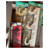 Box of organizer, gun cleaning kits, etc