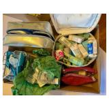 Box of ladies creams, lotions, etc.