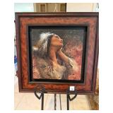 Textured artwork 'Morning Sun II' by Lee Bogle