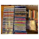 box of country and gospel CD's and some cassette