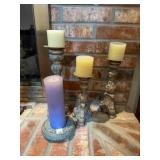 candles and holders