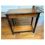 wood rectangle table, 14' x 30' x 29½' tall