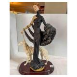 Art Nouveau Resin Sculpture, 19' H