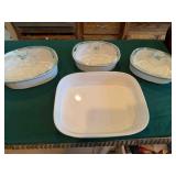 4-pc baking dish set w/two nylon carry bags