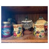 Berry/Grape canister set