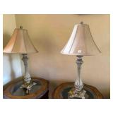 2-table lamps, 35' tall
