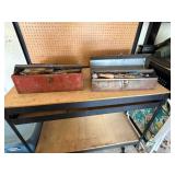 2-tool boxes w/assorted hand tools