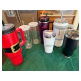 box of insulated drink mugs