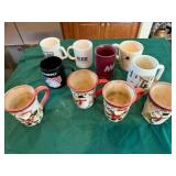 Bos of assorted coffee mugs