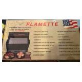 Flamette ceramic grease catcher for outdoor grill