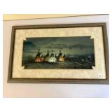 Ron Hewitt Print 18½' x 30½' frame