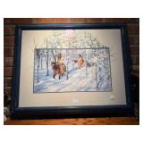 Native American print 26' x32½' frame