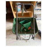 Scotts fertilizer spreader, etc