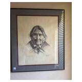 'Navaho Blanket Women' by Dan Brewer, 26' x 30'