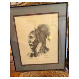'Indian Heritage' by Dan Brewer, 26' x 30'