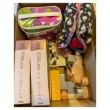 Box of ladies creams, lotions, etc.