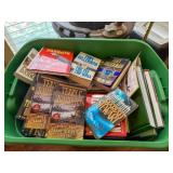 1-tub of books