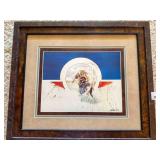Framed limited edition Lithograph 'Out of the Past
