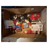 Box of locks and misc.