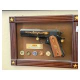 Vietnam Replica of the 45 auto pistol, 10' x 13'