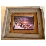 2-Native American art framed, by Lane Kendrick
