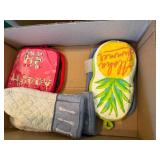 box of hot pads