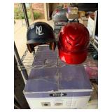 Rawlings baseball helmets, small child's size