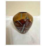hand turned wood vase by Eric Lima