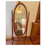 stand up mirror; 67' tall