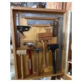 Custom Made Wood & Tool Cabinet