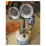 5 Gal Propane Tank w/Mr Heater Top